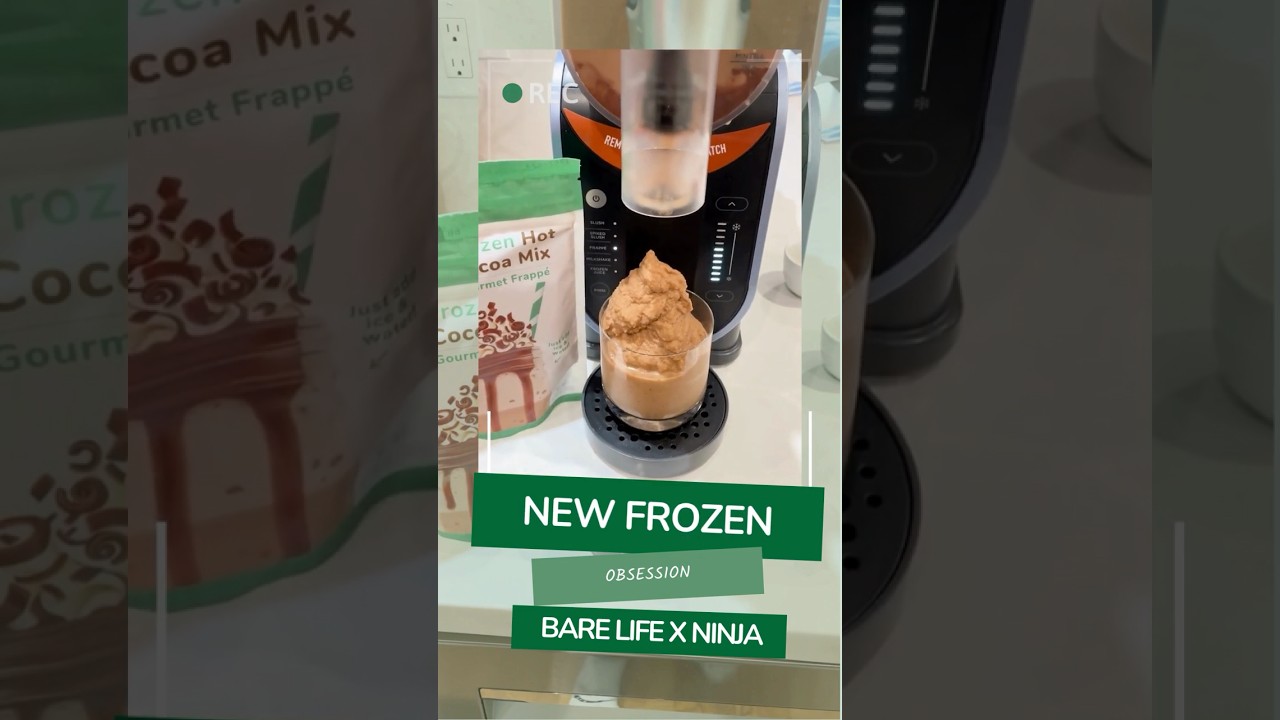 How to Make a Dairy-Free Frozen Hot Cocoa Frappe Slushie with the Ninja Slushie Maker