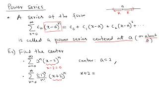 Final Exam Review | Power Series | part 1 | Radius and Interval of Convergence | Calculus II