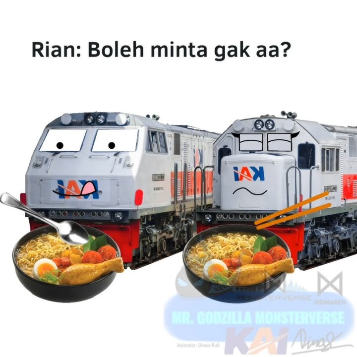 Satu sendok doang🗿#keretaapi #ptkai #keretaapiindonesia #cc201 #cc203