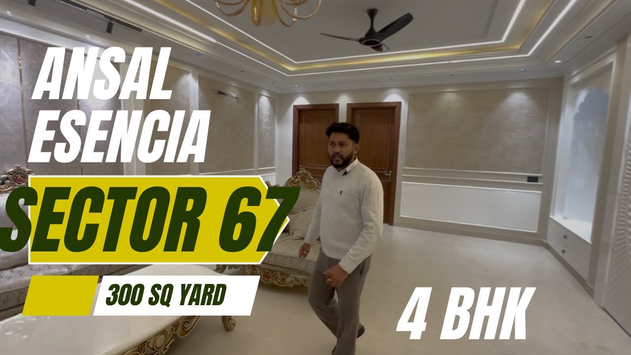 Premium Builder Floor For Sale In Ansal Esencia Gurgaon || Sector 67 || 300 Sq Yard || 4 BHK ||