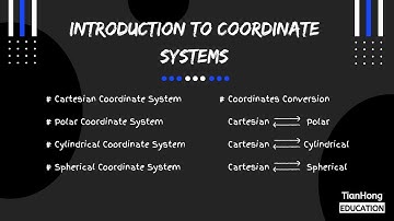 Introduction to Coordinate Systems | Cartesian, Polar, Cylindrical and Spherical
