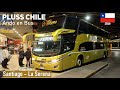 Viaje SANTIAGO - LA SERENA en BUSES PLUSS CHILE LZRL49 (Salón Cama), Marcopolo New G7 | Ando en Bus