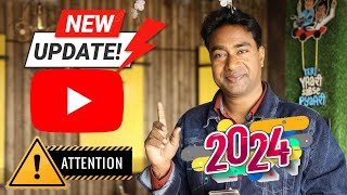 important YouTube New Update for 2024 for all YouTubers & Video Creators