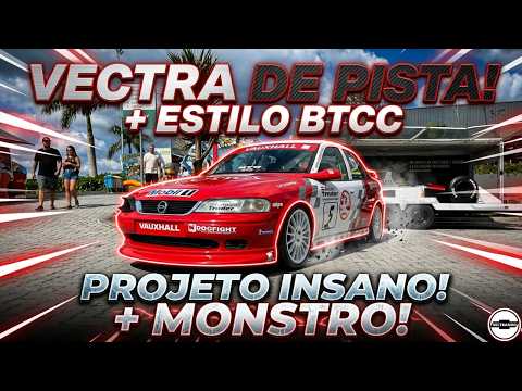 Transformou um Vectra em CARRO DE CORRIDA! Olha esse projeto 😱