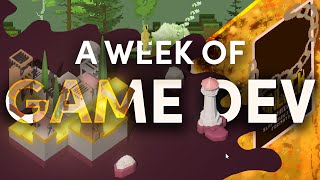 A Week of Indie Game Dev Progress in 4 minutes - Devlog Profile