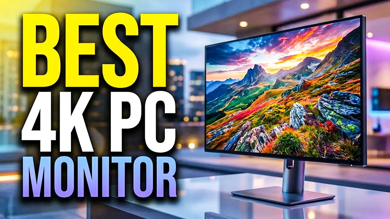 Top 6 Best 4K PC Monitors🔥🔥– Stunning Screens for Work and Play - YouTube