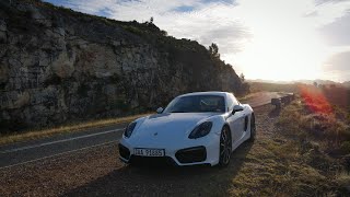 Porsche Cayman GTS sunrise spin cinematic