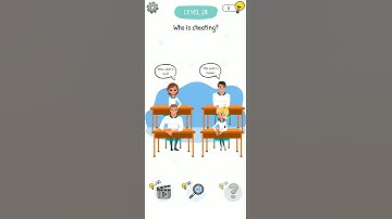 Who is? Level 28 Who is cheating Walkthrough Solution