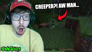 CREEPER? AW MAN... | SML Gaming - SML MINECRAFT SURVIVAL! PART 1 Reaction!