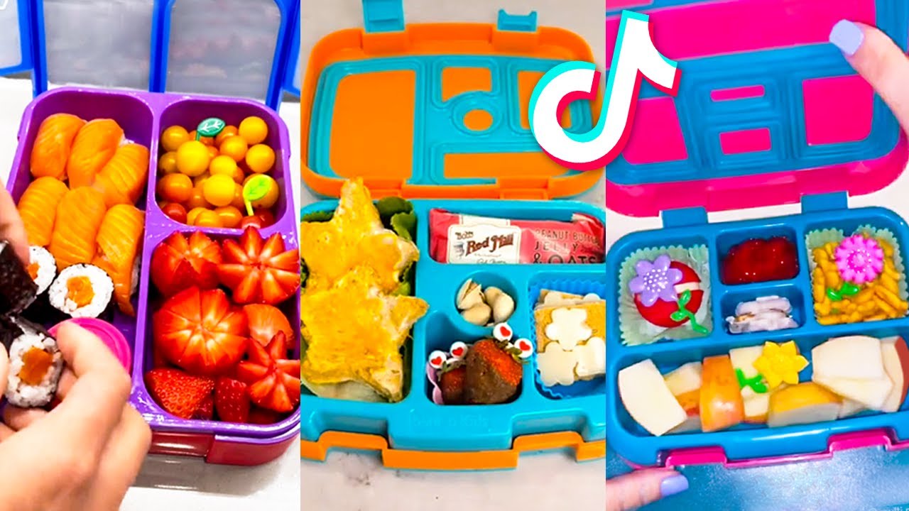 lets make lunch for my kids" lunch box tik tok compilations" YouTube