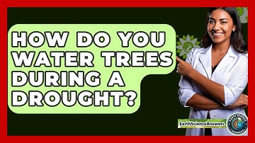 How Do You Water Trees During A Drought? - Earth Science Answers