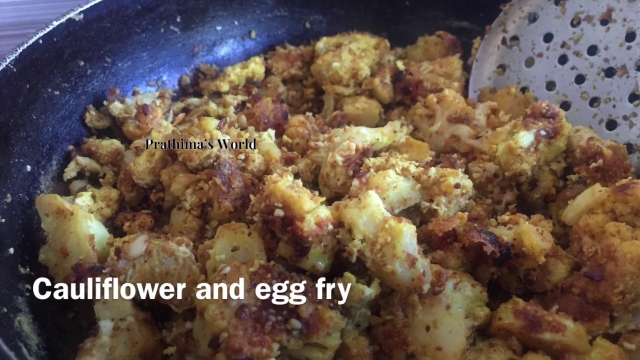 Cauliflower and egg fry an appetite for power vrk diet curry Keto friendly YouTube