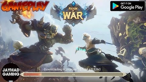 REIGN OF WAR (ENG) 2020 New Online Strategy-Game Mobile Android-Gameplay
