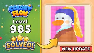 Colony Flow! Level 985 Walkthrough 🐜 | ABI GAMES Solution & Gameplay 🧩 (New Update)
