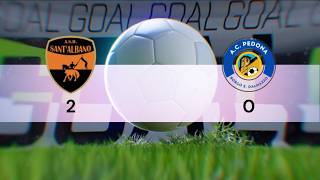 Promozione C, Sant'Albano-Pedona 2-0: i GOL del match