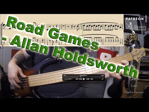 allan-holdsworth---road-games-[bass-cover]---with-notation-and-tabs