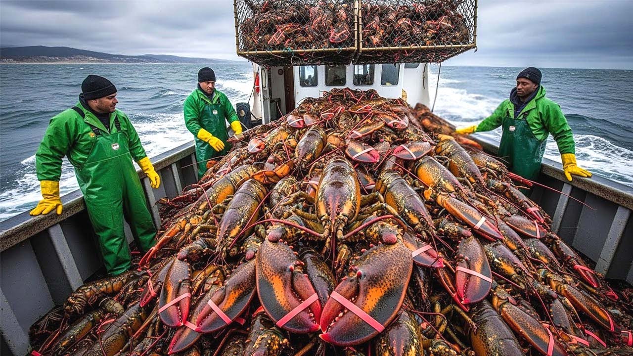 Millones de Langostas CAPTURADAS en una Sola Operación! 🦞 Can Generate $1.2 Million in One Trip