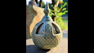 彫り（羅針盤）Carving (Compass)【3 min Pottery Class】