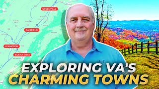 Scenic Towns Between Stuarts Draft & Lexington Virginia | Stuarts Draft & Lexington VA Map Tour