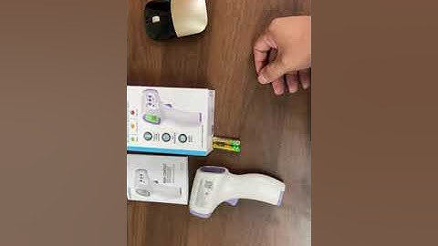 Hướng dẫn cài đặt và sử dụng nhiệt kế hồng ngoại không tiếp xúc HoMedics TIE-240