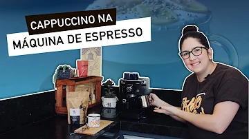 Como fazer cappuccino na máquina de café?