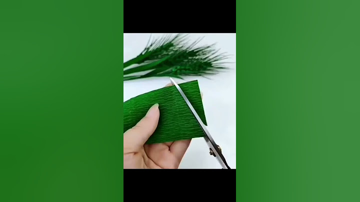 DIY Mini Garden Paper Flower and Grass Wall Decoration Idea
