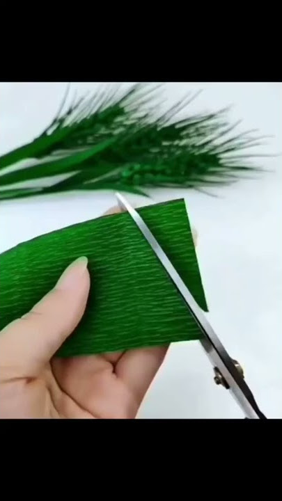 DIY Artificial Grass, How To Make Artificial Paper Grass At Home