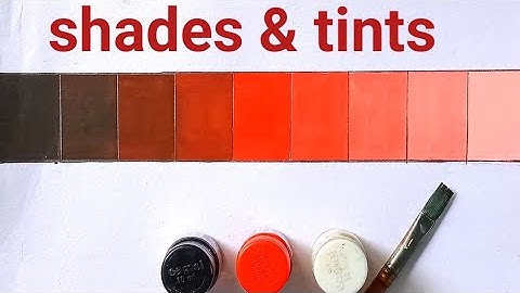 Monochromatische kleuren | Hoe maak je monochromatische kleuren | Kleurschakeringstechnieken