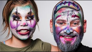 Negenjarige Buurmeisje Doet Mijn Make Up