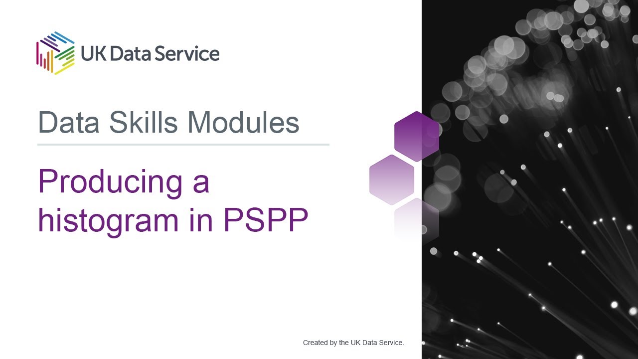 Data Skills Modules Producing A Histogram In Pspp Youtube