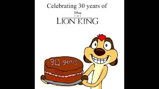 Celebrating 30 years of the Lion King #Thelionking #timonandpumbaa