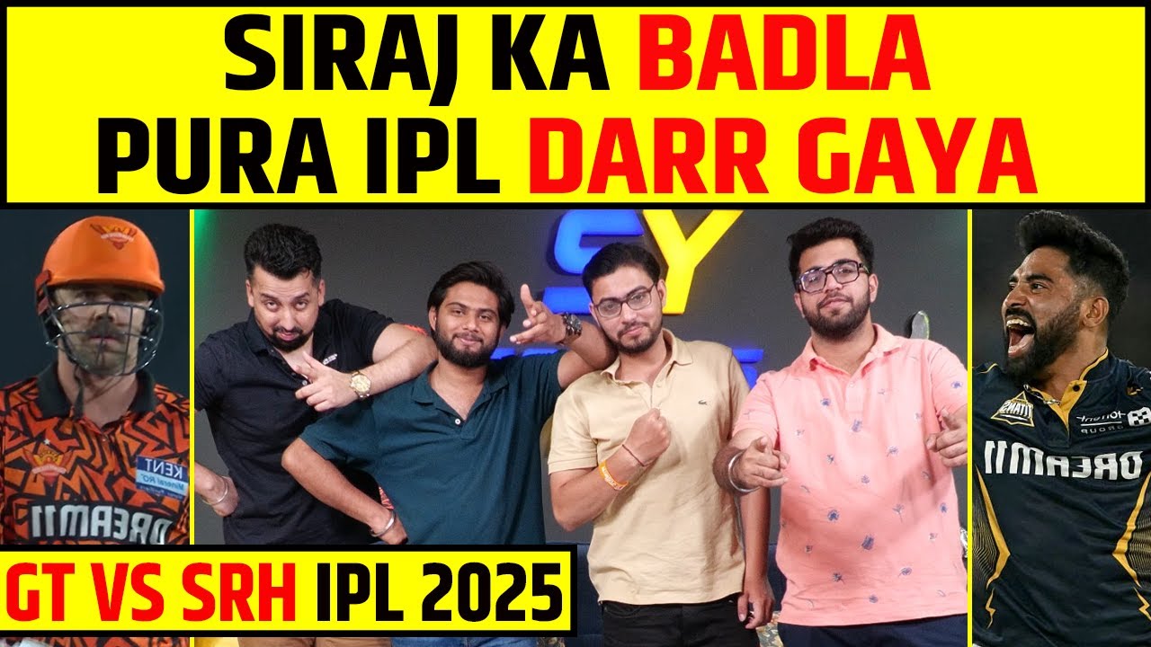 🔴SRH VS GT: FLOP SHOW BY SRH, GT TOO STRONG FOR HYDERABAD