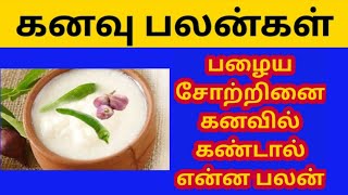 பழைய சோற்றினை கனவில் கண்டால் என்ன பலன் Palaya soru kanavil vanthaal enna palan l All in one Nandhini screenshot 4