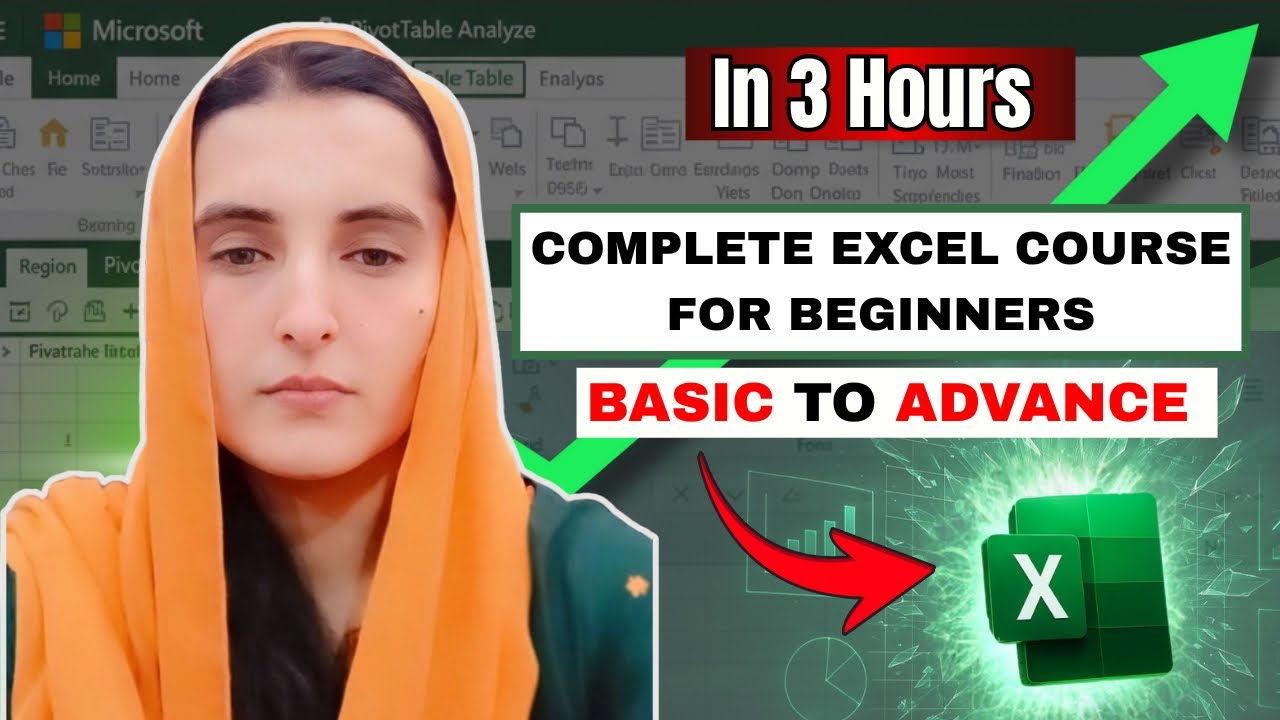 Learn Microsoft Excel FAST in 3 Hours or Less - YouTube