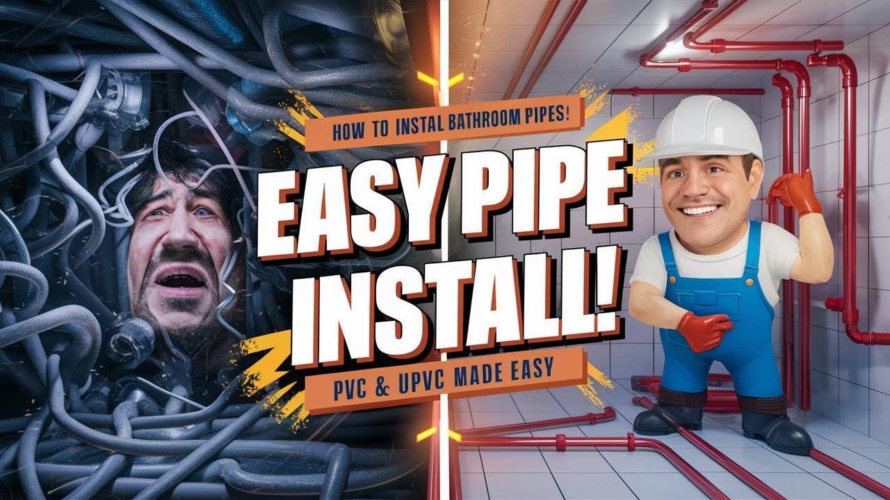 How to Install Bathroom Pipes: PVC & UPVC Made Easy - YouTube