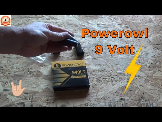 Powerowl 9 Volt Battery - Good Looking Battery - YouTube
