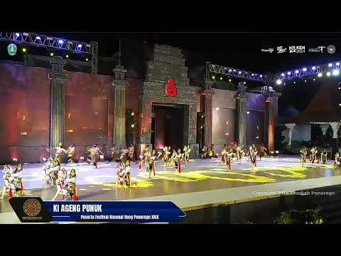 Penampilan Reog Ki Ageng Punuk SMAN I Badegan FRNP XXIX Grebeg Suro 2024