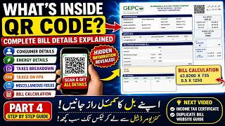 New Electricity Bill 2026 | QR Code Complete Details | Consumer, Taxes & Bill Calculation | Part 4