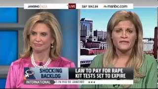 Carolyn Maloney Discusses Need to Reduce Rape Kit Backlog with Chris Jansing (MSNBC)