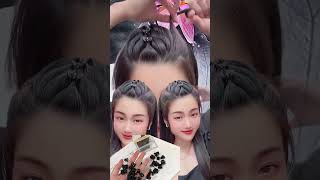 :Easy Mini Claw Clip Hairstyle Tutorial ✨ Cute Front Puff Hair Hack 💖