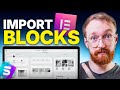 How to Import Blocks in Elementor with Starter Templates