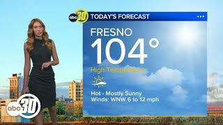 Central California getting break from excessive heat, but triple digits remain