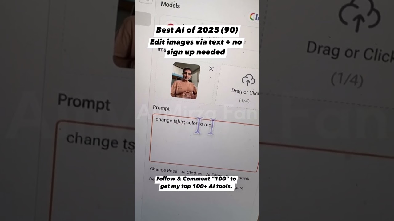 Бесплатный редактор изображений на базе ИИ: редактируйте фотографии с помощью текстовых подсказок...