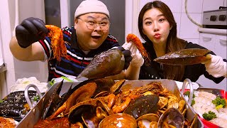 Fresh Braised Spicy Seafood! Legend Korean Spicy food Mukbang Eatingshow