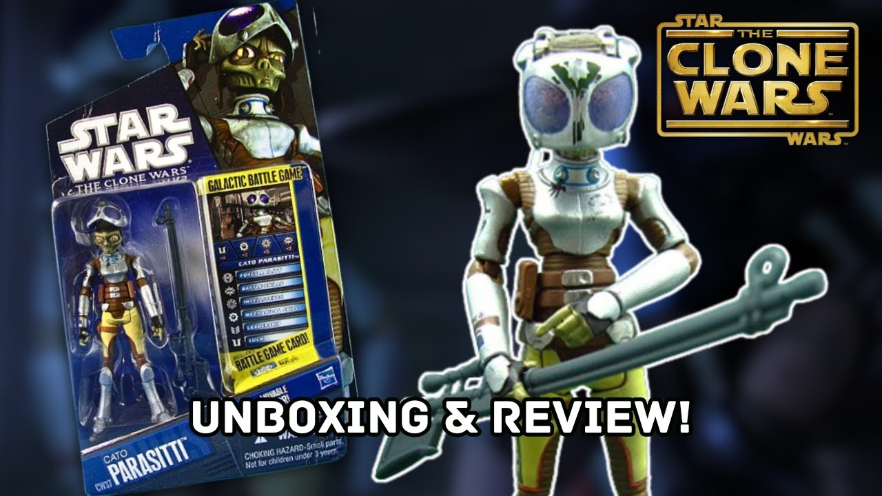 The forgotten bounty hunter NOBODY Talks about: Cato Parasitti Action Figure Unboxing