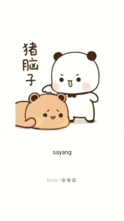 bangun bobok di bangunin sayang