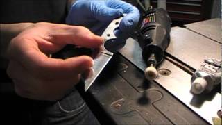 How to: Polishing knife blades (From bead blast to satin)