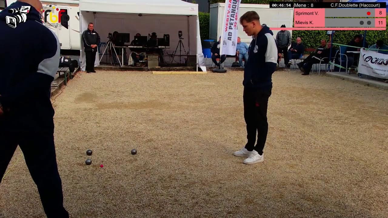 Miniature : Pétanque 2025 : Championnat Fédéral Doublette (Haccourt) finale