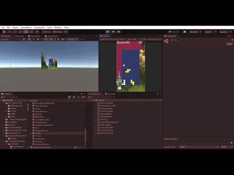 テトリス的なゲームの実装！進捗報告！【Unity】【オリジナルパズルゲームを作りたい#2】【初心者向け】