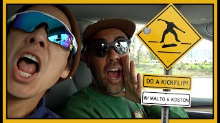 Sean Malto & Eric Koston “DO A KICKFLIP!”